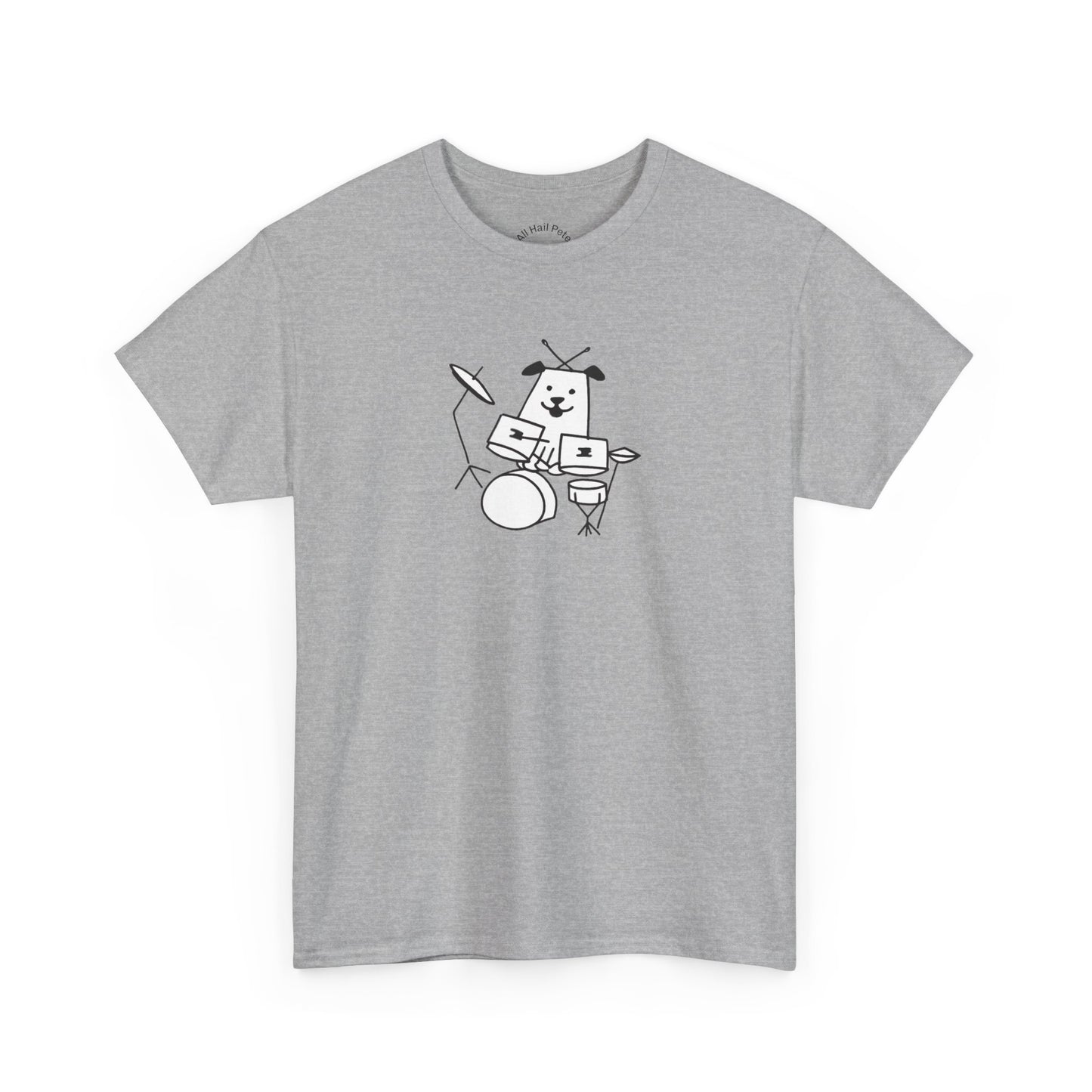 Doggie Drummer Unisex Heavy Cotton Tee