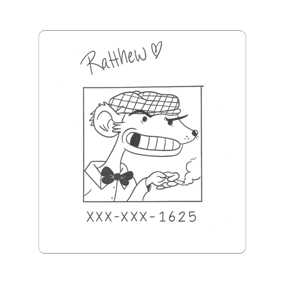 Ratthew Kiss-Cut Sticker