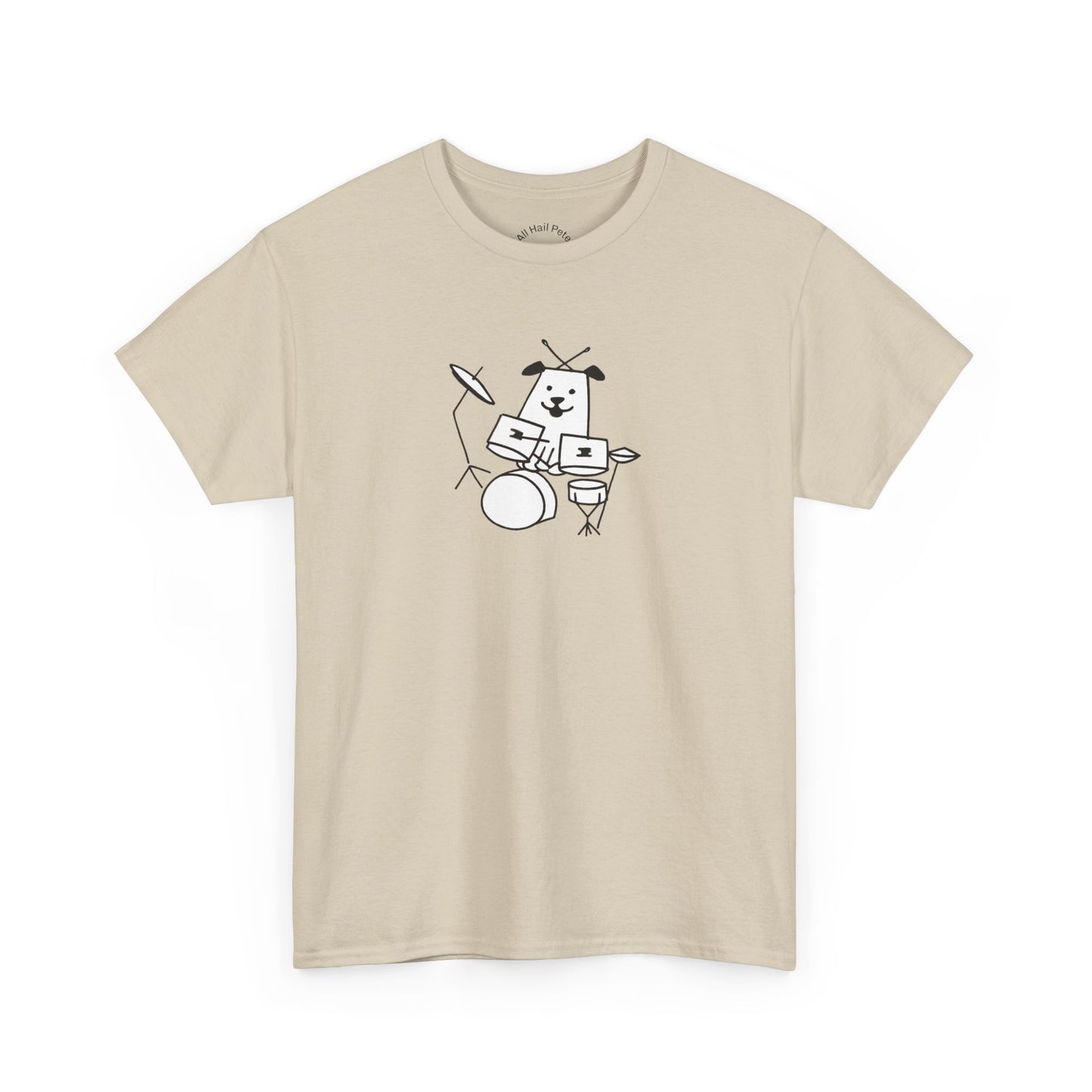 Doggie Drummer Unisex Heavy Cotton Tee