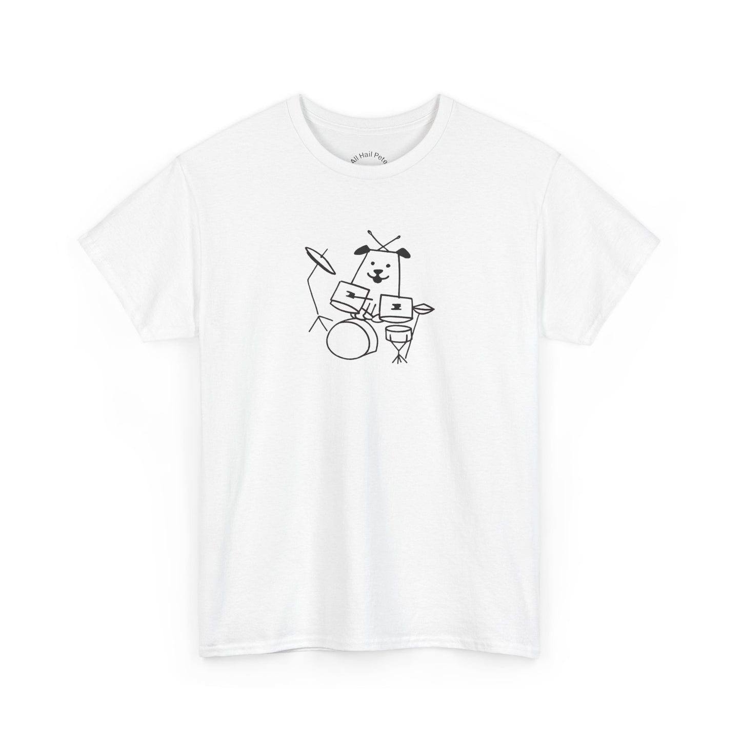 Doggie Drummer Unisex Heavy Cotton Tee