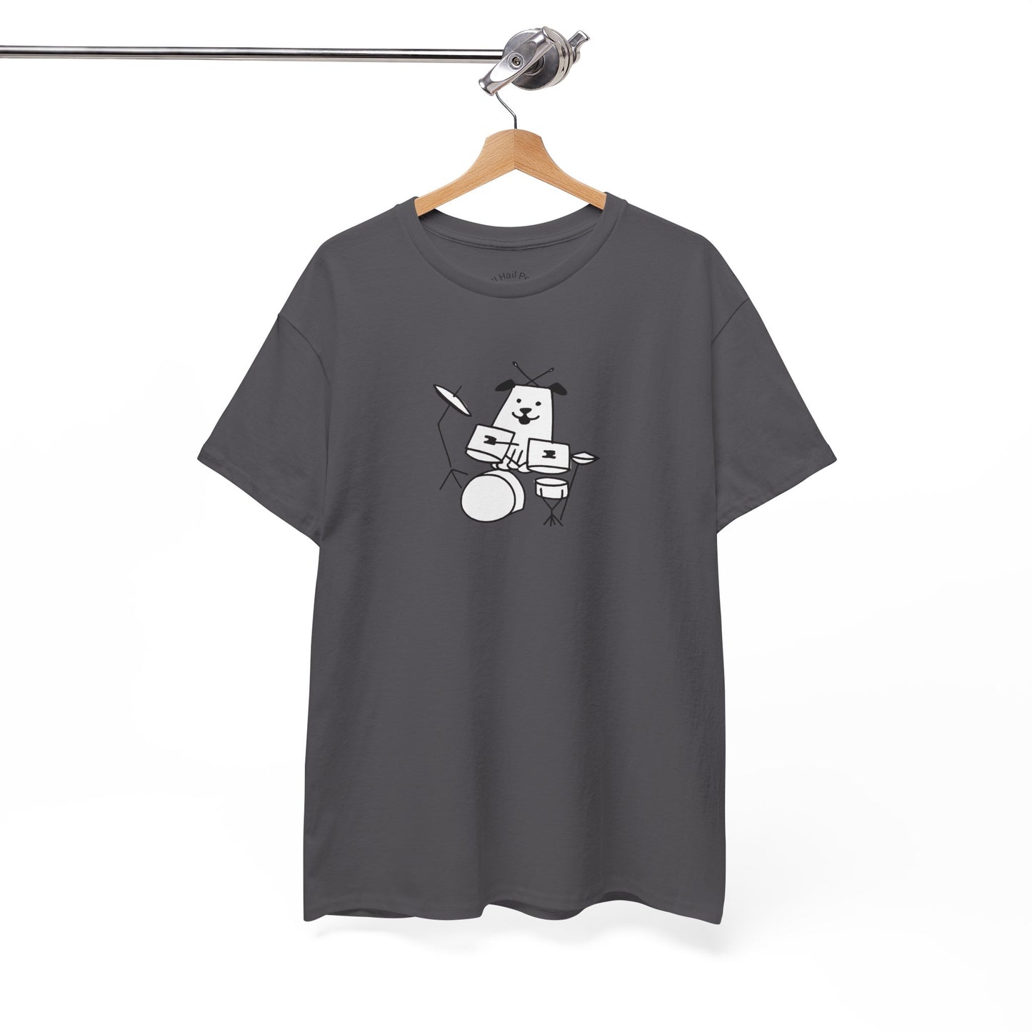 Doggie Drummer Unisex Heavy Cotton Tee