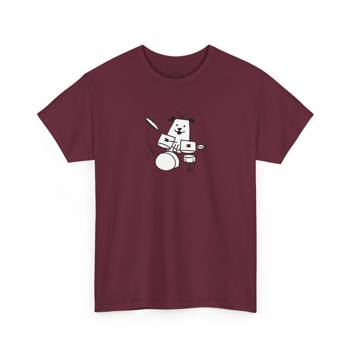 Doggie Drummer Unisex Heavy Cotton Tee