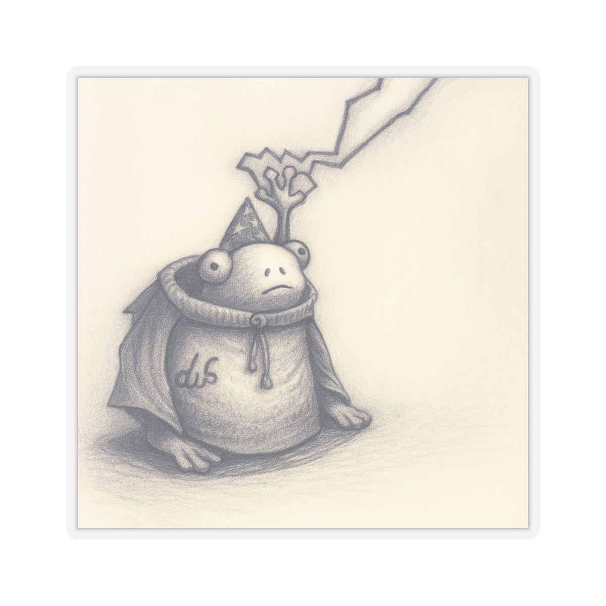 Wizard Frog Sticker