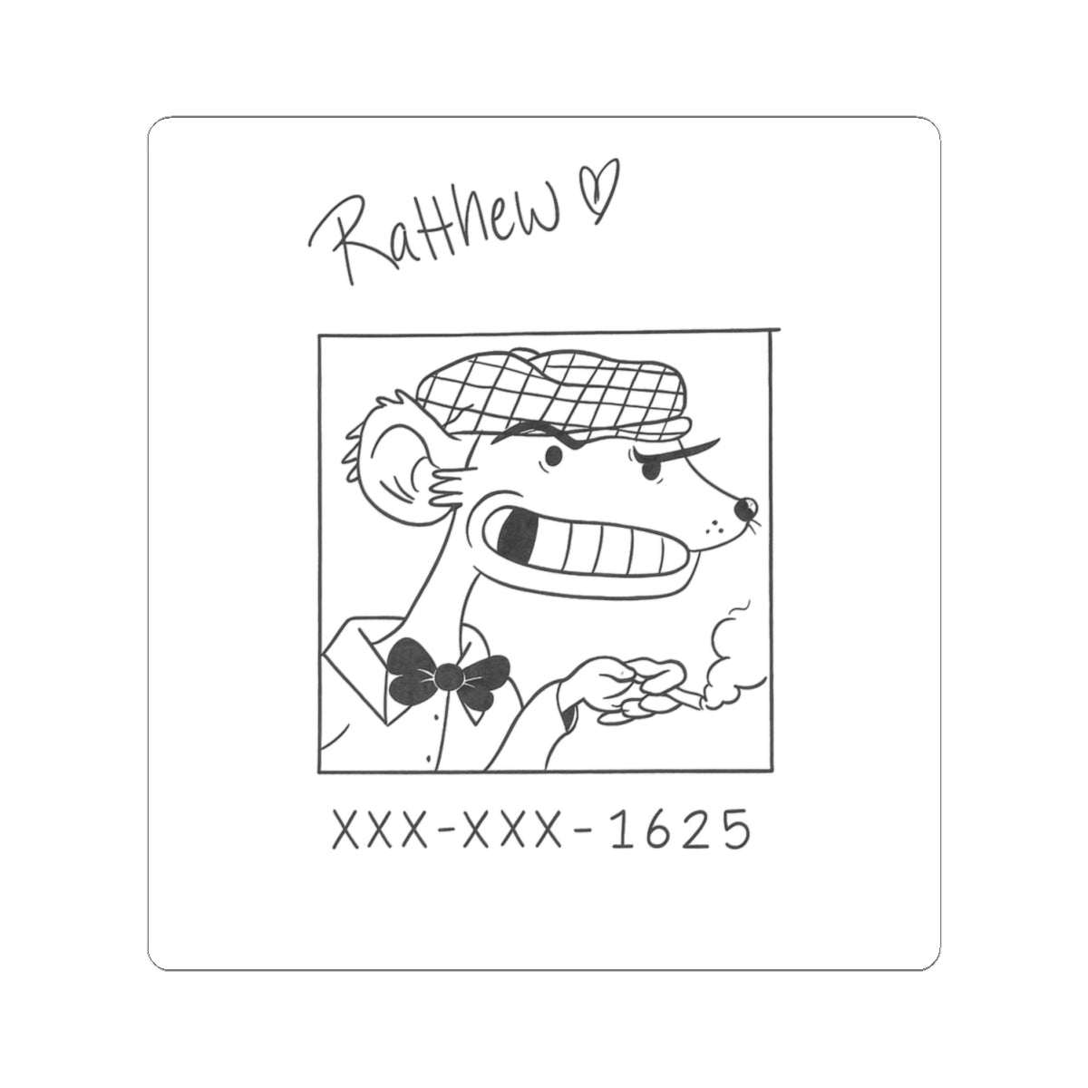 Ratthew Kiss-Cut Sticker