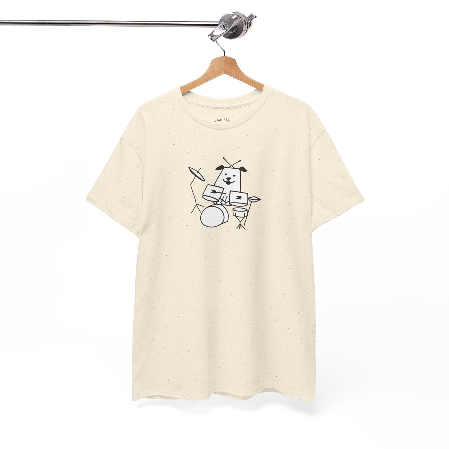 Doggie Drummer Unisex Heavy Cotton Tee