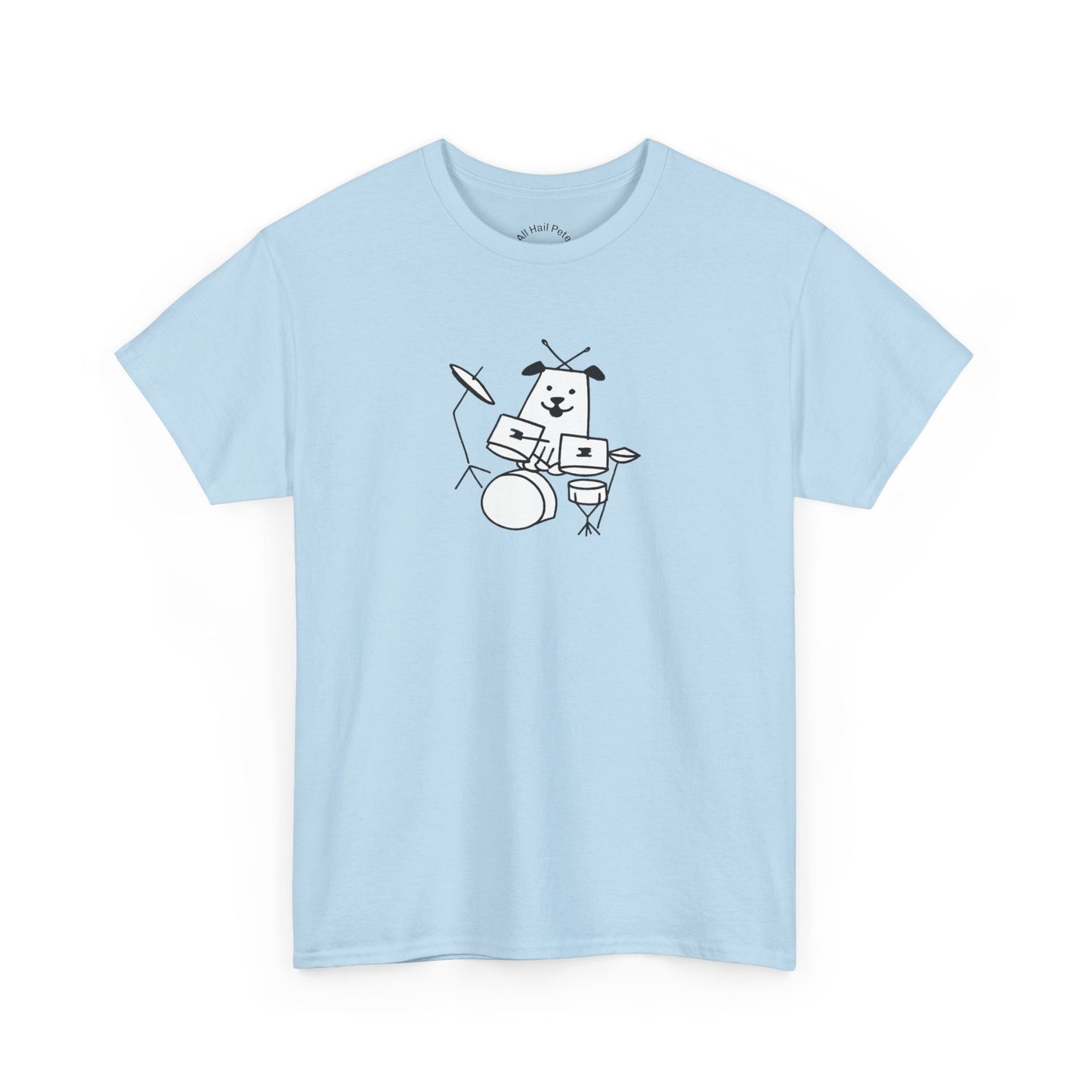 Doggie Drummer Unisex Heavy Cotton Tee