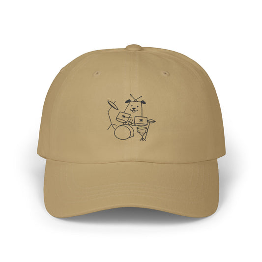 Embroidered Dog Drummer Hat
