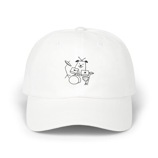 Embroidered Dog Drummer Hat