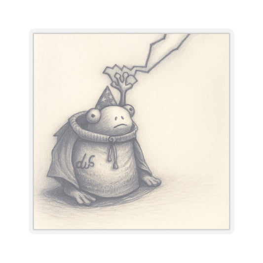 Wizard Frog Sticker
