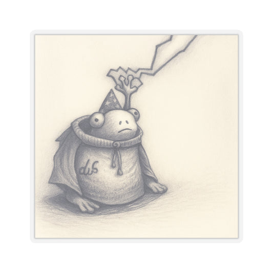 Wizard Frog Sticker